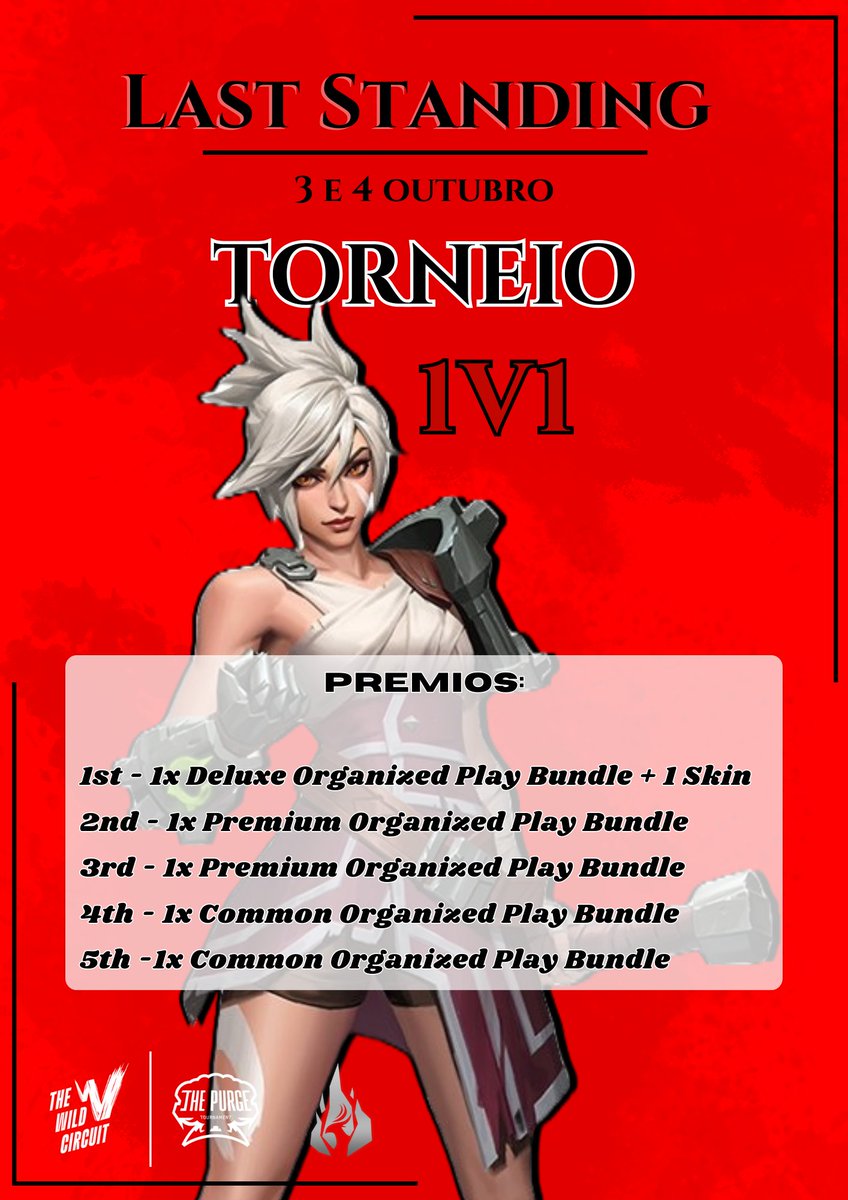 PHOENIX LAST STANDING 

Estão oficialmente abertas as inscrições para mais uma edição do Phoenix Last Standing 🏆

Venham participar neste evento e mostrem a mestria com os vossos champions 🎉

discord.gg/j6ev6YcUW

#PhoenixCommunity #WildRiftPT #gaming #WildRift #LastStanding