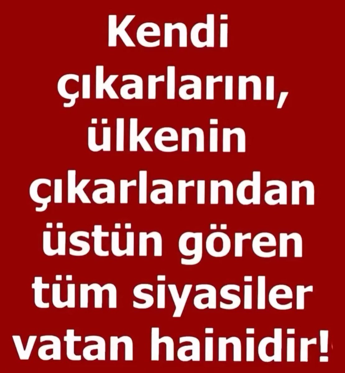 Beyler bu vatan size neyledi?