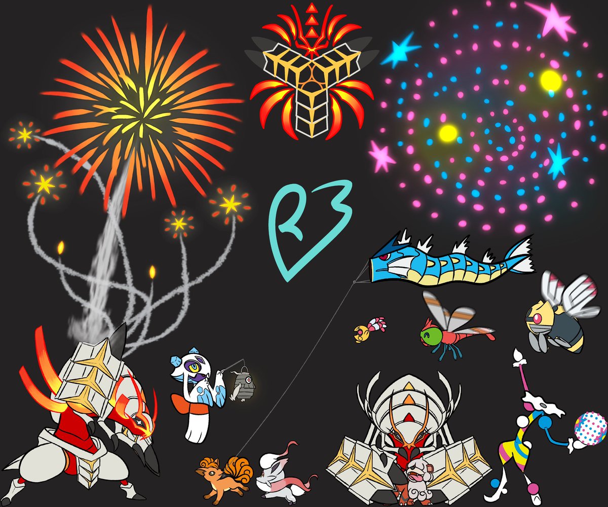 Its been a hot second ahaha
Old drawing -> updated digital drawing-> yippee festival