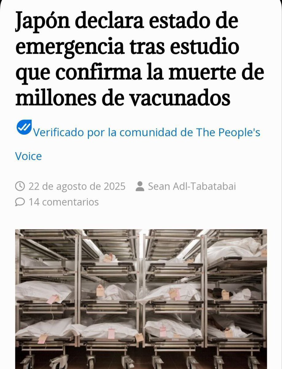 no_vacruniado's tweet photo. Es una realidad que todas las televisiones están ocultando y censurando. https://t.co/GLPB7nGJyH