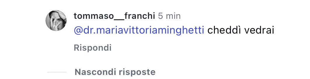 mi erano mancate le interazioni fiocchette 🥲