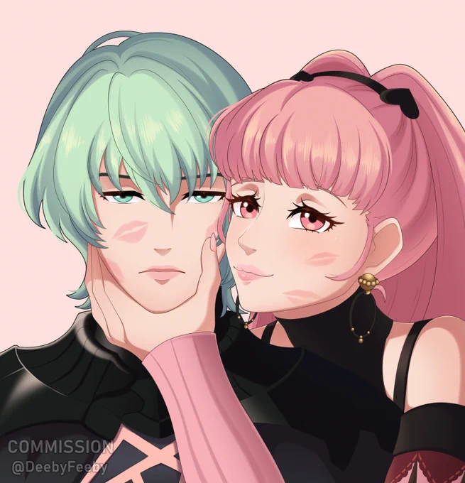 Byleth x Hilda for Jordan-D-64, thanks for your support! #FireEmblem #FE3H