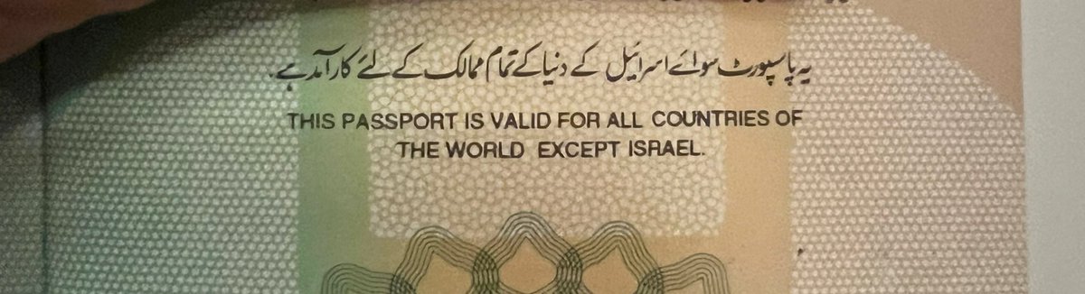 aaluwalibiryani's tweet photo. This is my Pakistani passport. We do not accept this fake PM’s approval of a genocidal state. https://t.co/ZYvyT5D5H1