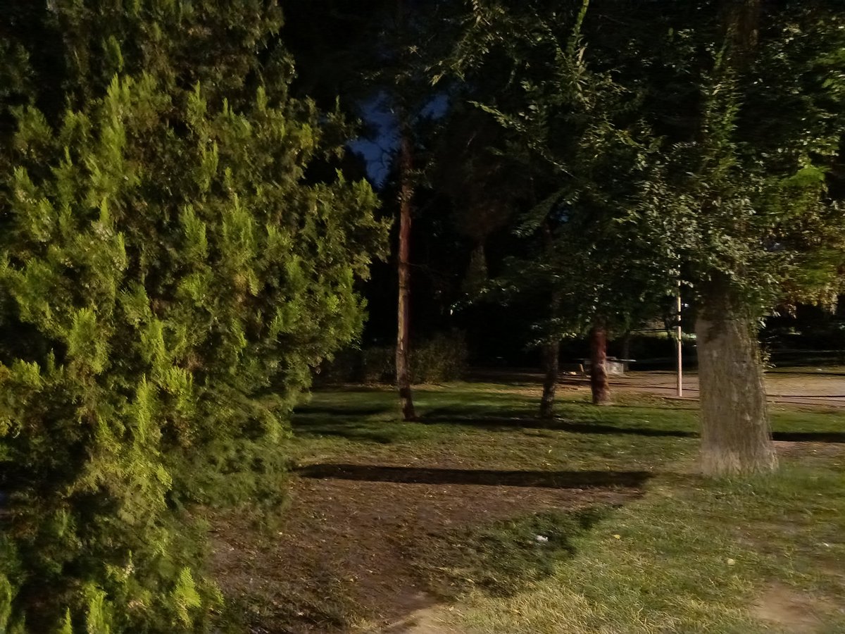 Tirant75's tweet photo. @Lineamadrid Parque Santa Eugenia en Santa Eugenia completamente a oscuras. Incidencia en todas las farolas del espacio verde. https://t.co/YhetyZaGqZ