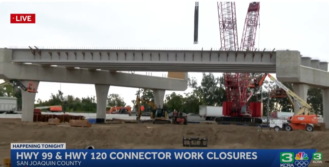 Thanks to <a href="/kcranews/">kcranews</a>’ <a href="/MelWingoKCRA/">Melanie Wingo | KCRA 3</a> for the great coverage on <a href="/SJCOG/">San Joaquin COG</a>’s highway-to-highway #SR99120Connector <a href="/Cityofmanteca/">City of Manteca</a>. View the story on #KCRA3’s YouTube channel: youtu.be/j3-4a5J1xWg?si….