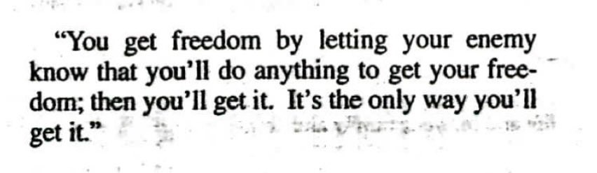 words by malcom x
