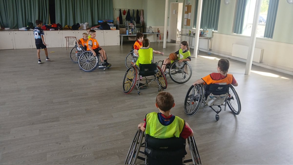 Great wheelchair basketball 🏀 today #wheelchairbasketball
