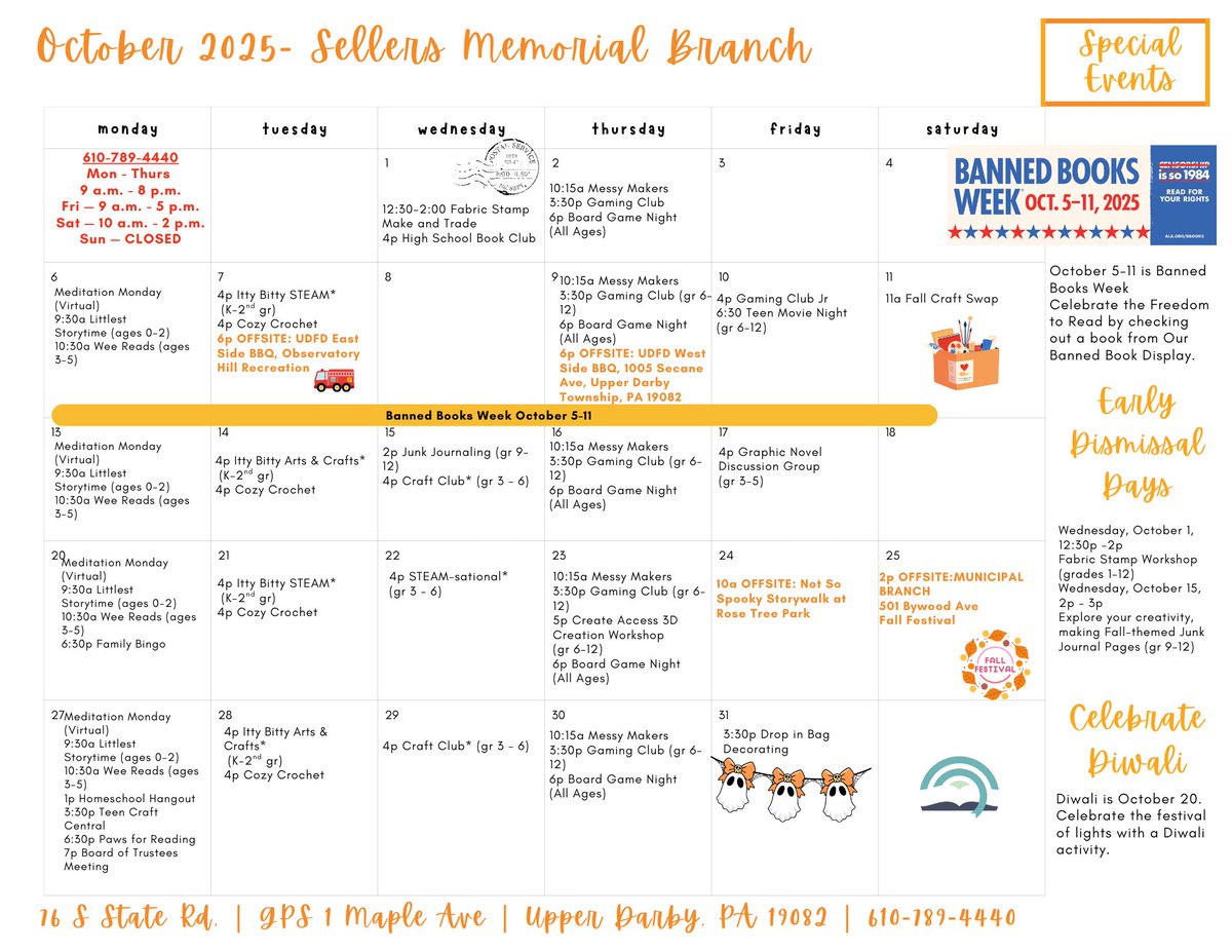 Upper Darby Township Library tweet media