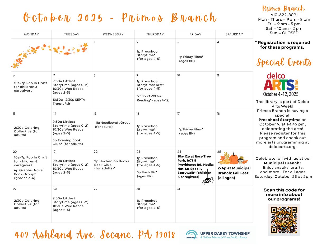 Upper Darby Township Library tweet media