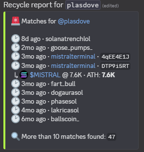 Another "rugger" detected.

@PLASDOVE 🚨

Too many attempts at once, be careful with these mfs!