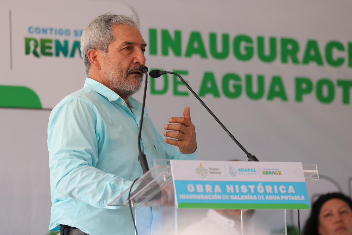 Inauguramos las Galerías Verticales del río Mascota, una obra histórica que suma 120 litros por segundo a la red. Desde hoy, más agua para nuestros hogares, más presión en la red y menos intermitencias. 🏗💧 #ContigoSEAPALRenace