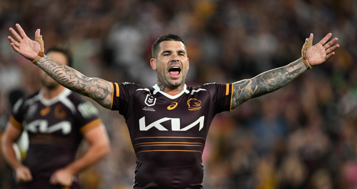 LISTEN | 
<a href="/brisbanebroncos/">Brisbane Broncos</a> skipper Adam Reynolds joins Coz and Heals to relive his match winning goal that sent the Broncos through to the NRL Grand Final

AUDIO: podcasts.apple.com/au/podcast/bri…

#NRLBroncosPanthers #nrlgrandfinal #broncos
