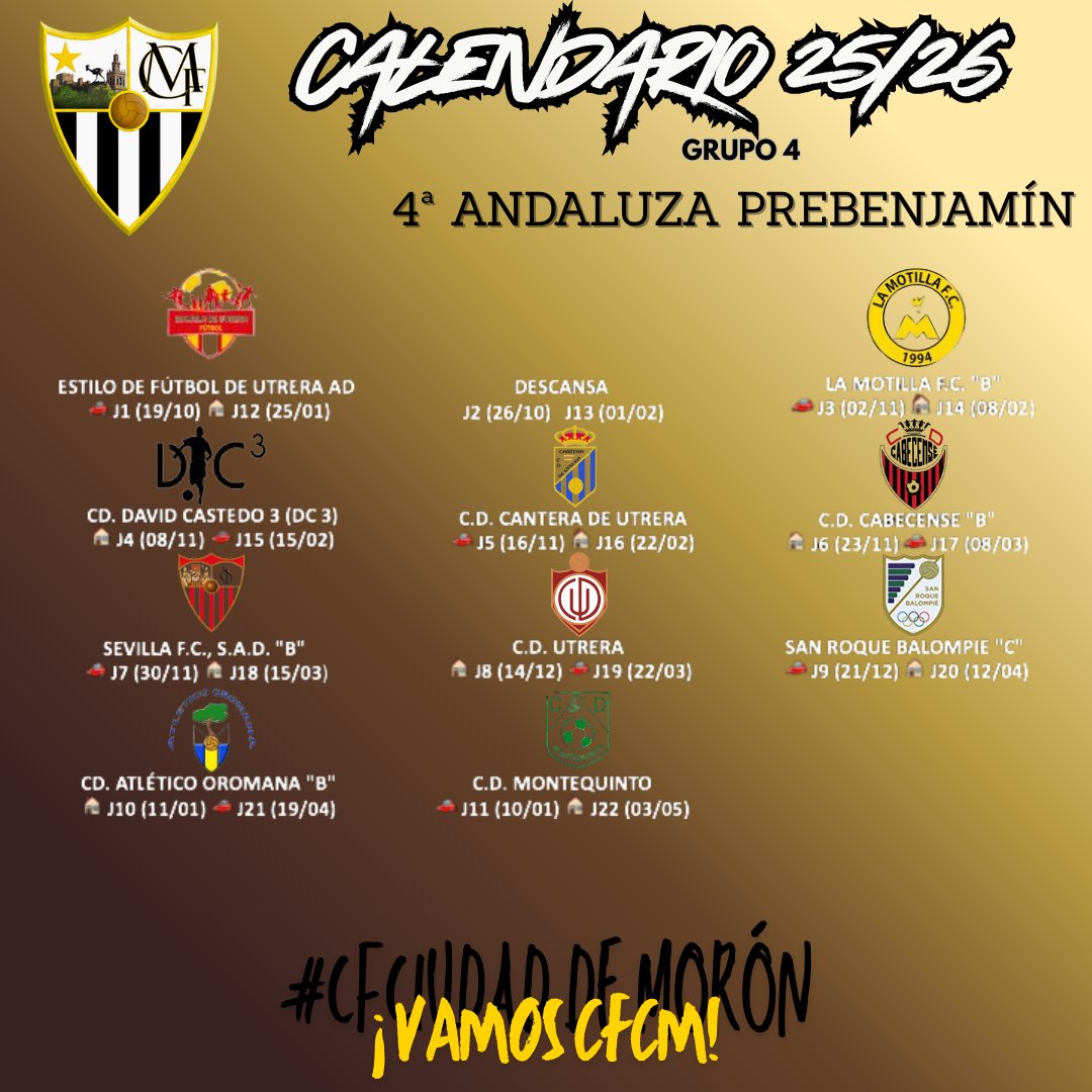 Club de Fútbol Ciudad de Morón tweet media