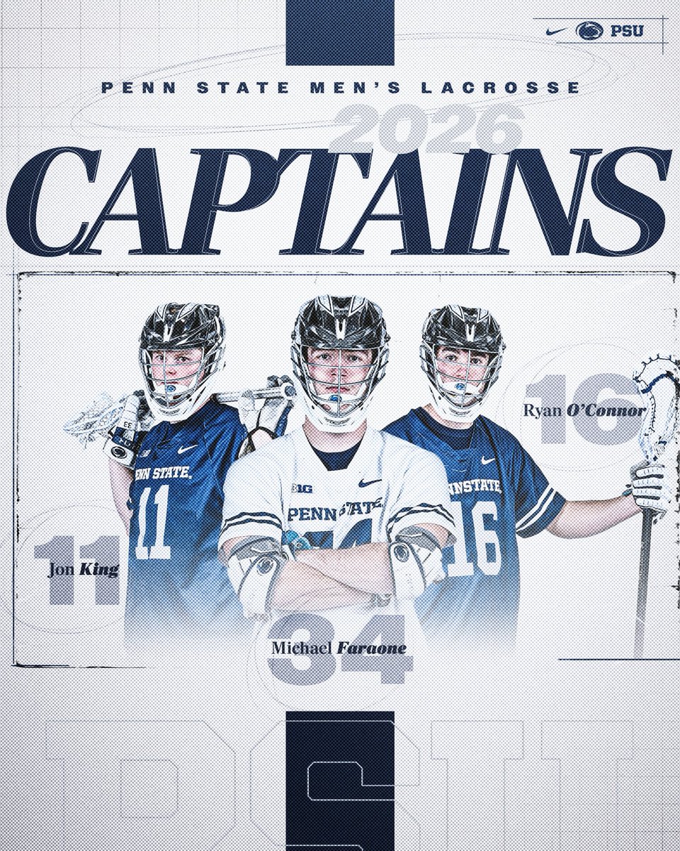 PennStateMLAX's tweet image. The leaders of 113 🫡