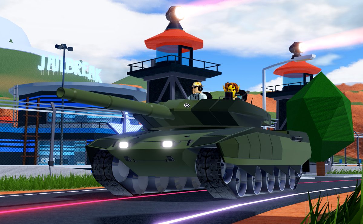 badimo's tweet image. Youโve chosen: CASE 6!
๐ฅ New GameMode! TANK ROYALE: Battle it out in Tanks and come out on top! Exclusive to Private Servers.
๐ฅ TANK Revamp! Designed by @RallySubbie! New design, more seats, and an interior!
#Roblox #Jailbreak
Vote for your next case below. ๐