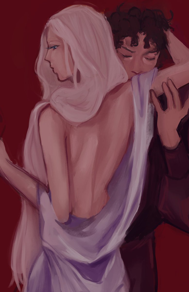 omeganmond's tweet image. Modern jacemond.
Artist Jacaerys and his muse, Aemond. 
🖼️ : cihanchan.