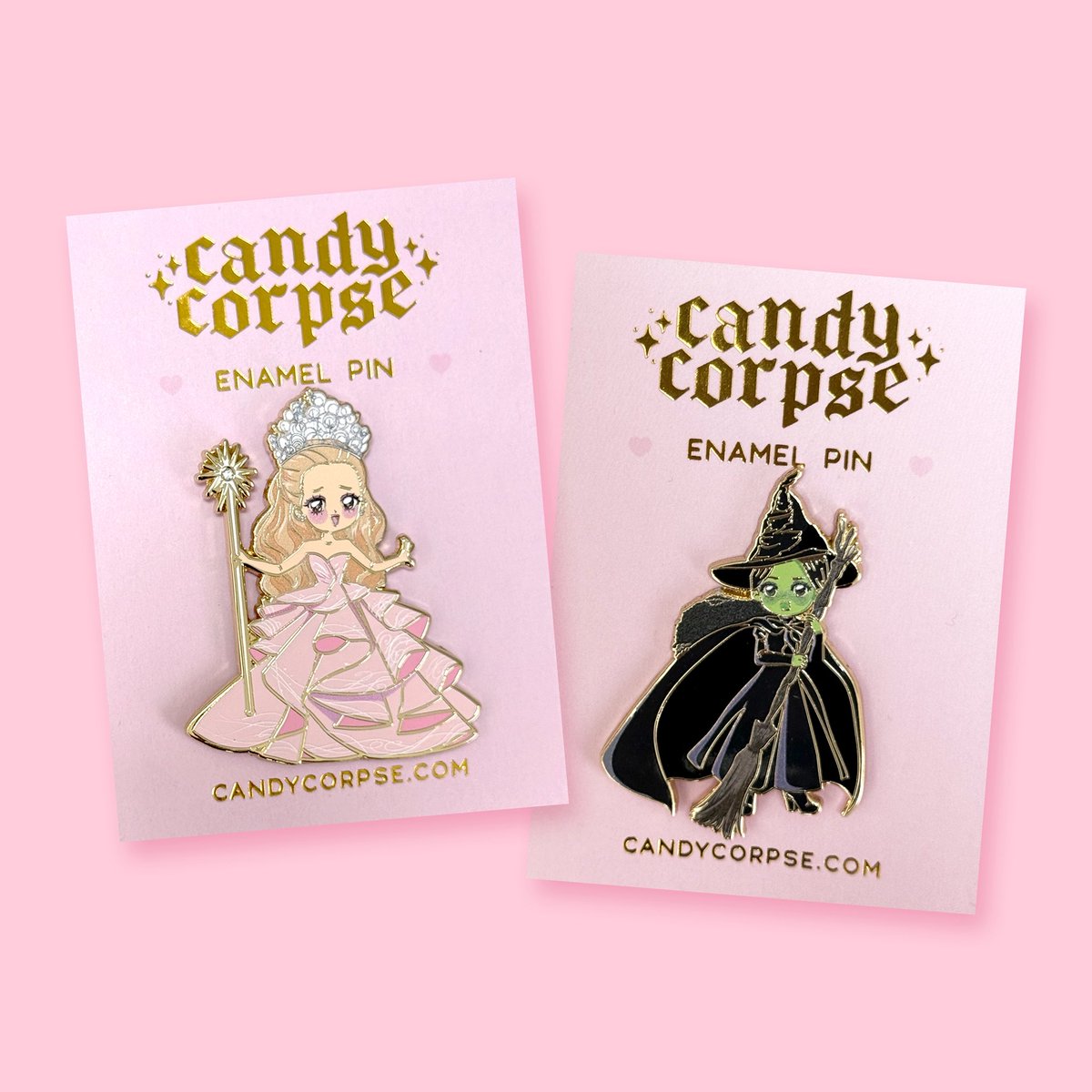 candycorpse's tweet photo. So excited to announce these amazing new pins and stickers are coming this Friday!! Who’s your fav? 💞 https://t.co/k98GwUU1ZZ