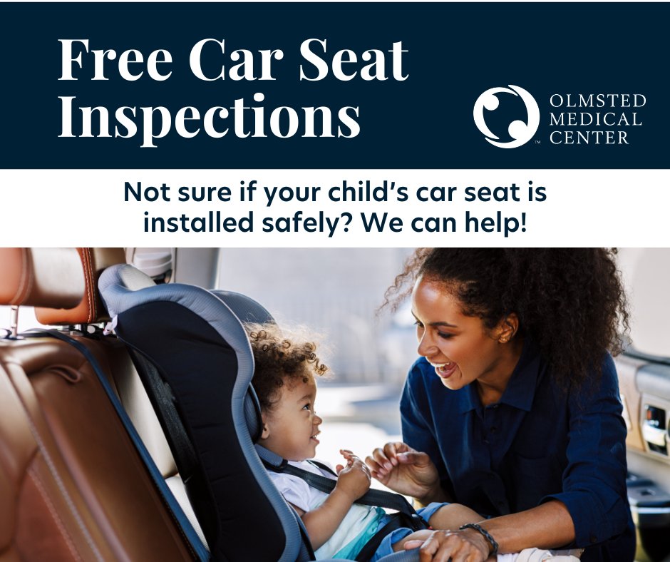 Not sure if your child’s car seat is installed correctly?
Book a 30-minute safety check with our Certified Passenger Safety Technician! 

✅ Hands-on guidance 
✅ Proper installation 
✅ Peace of mind

Bring your car seat + vehicle manual!
Learn more: shorturl.at/EmoeC