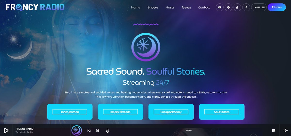 JodyColvard's tweet photo. Stay Tuned… FRQNCY Radio is Coming!

Streaming October 21st, 2025 | My Birthday Month | Halloween Launch 🎃

In a world overflowing with noise, I dreamed of a space where every sound soothed, every story stirred, and every voice vibrated with purpose. That space is finally here. https://t.co/NhgIO8mnRn