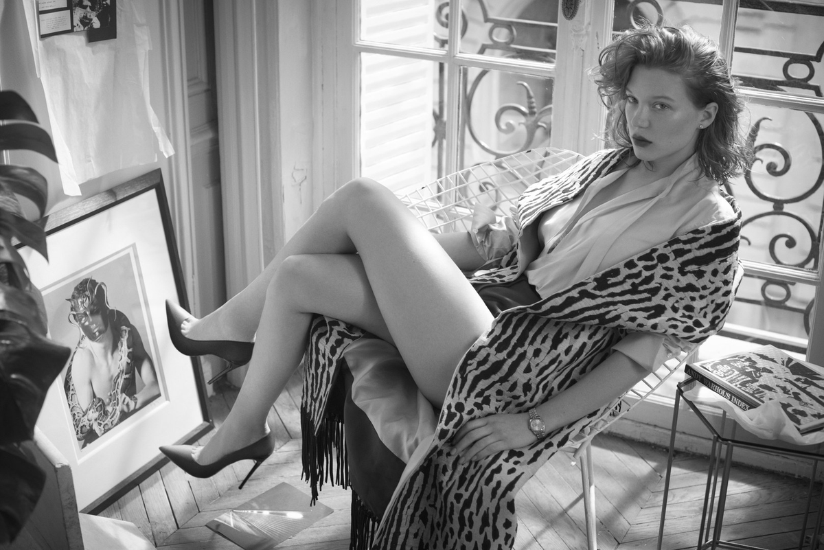 TheCinesthetic's tweet photo. Lea Seydoux for Vogue Italy, 2014 https://t.co/MGNxv261n3