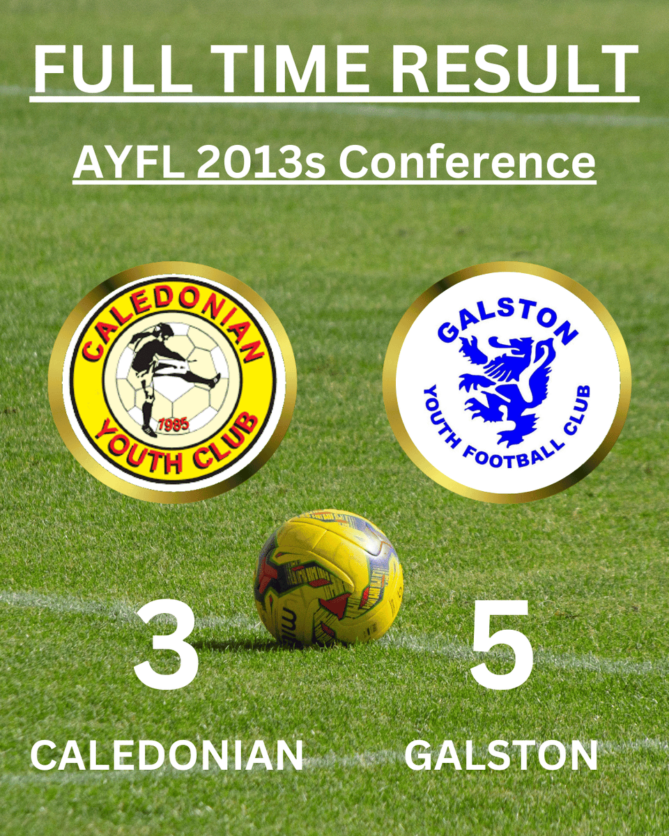 Apologies for the belated posts from the weekend.

It was a defeat for our 2013s on Saturday in their league match against Galston.