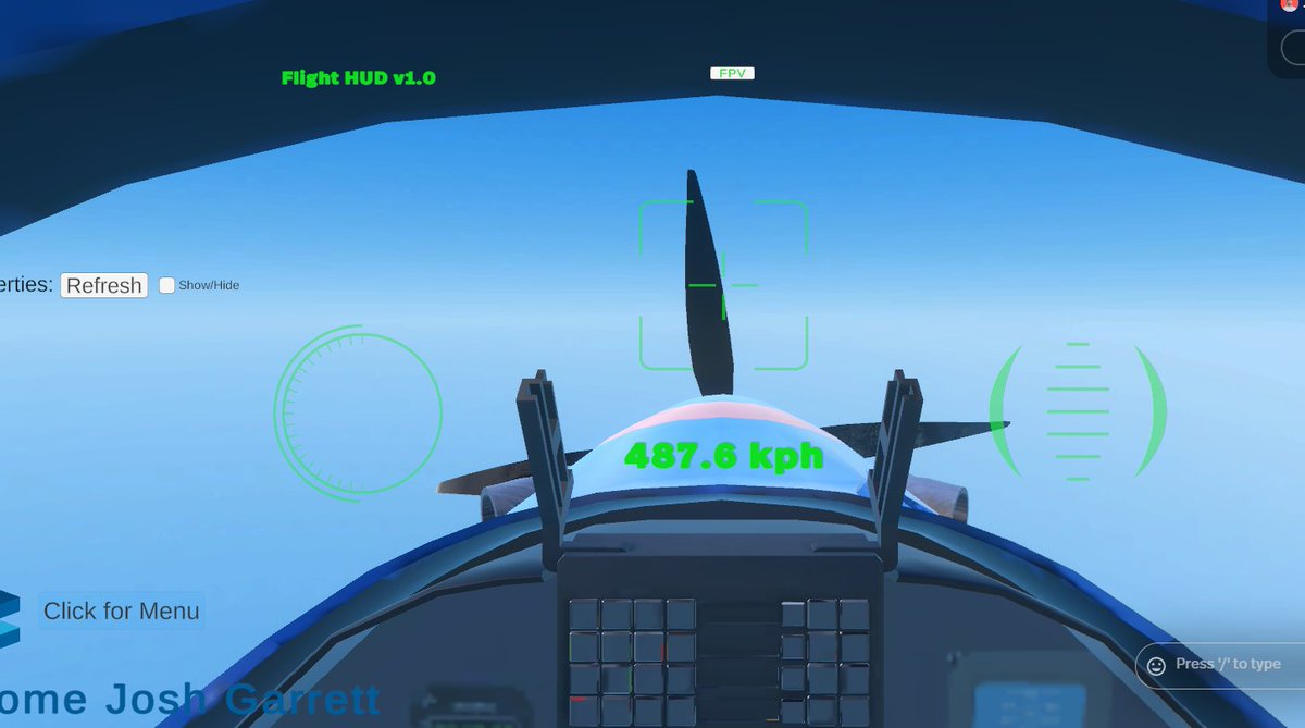 New <a href="/MetaverseDyn/">MetaDyn</a> FlightScript v1.0 Pro for planes/jets/spaceships, fully open-source and about to go into the Community Library Github

165FPS @ 300-500kph, smooth as butter and olive oil

On <a href="/Spatial_io/">Spatial</a>, built on #Unity with Visual Script so non-coders could play with it too