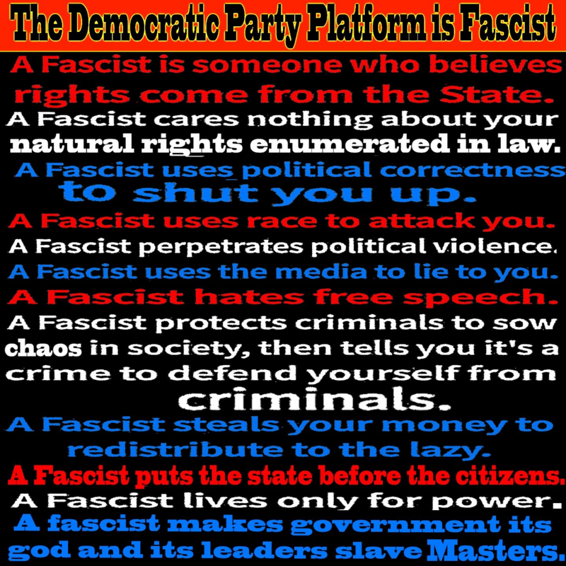 Here's a good definition of "Fascists"  👇 Know any?

 Like everything else, DEMOCRATS get it wrong. 😟