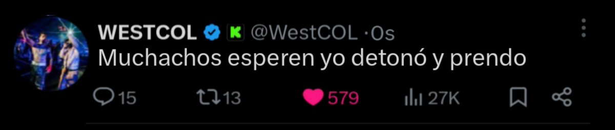 Fui el único que lo vio ????