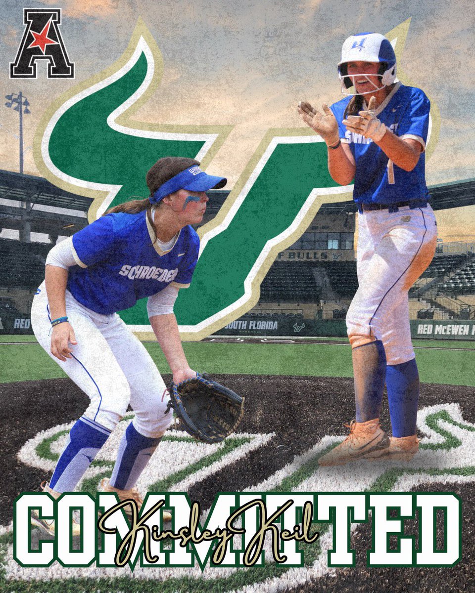 KKeil2027's tweet image. Go Bulls 🤘#committed
@USFSoftball @RockGoldWaye @schroedersball