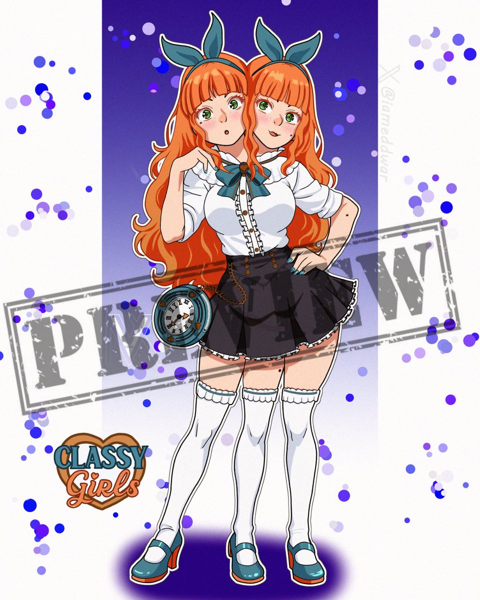 IamEddWar's tweet image. Putting a pair of classy girls in adoption, USD$60 by Paypal. Includes a permanent 50% discount in commissions for this characters (extras are still full-priced, though...) 
Interesteds shall DM me for further indications :)  #artmoots #ocadopt