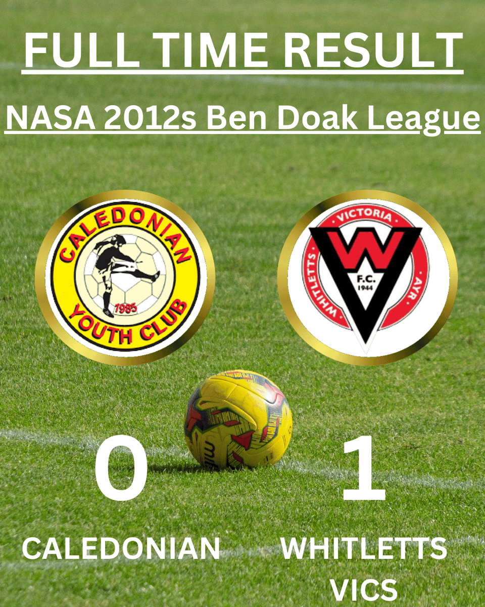 It was a defeat for our 2012s on Sunday in their league match against Whitletts Vics.