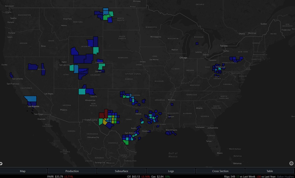 esallc's tweet photo. It is good to see the rig count finally going up by a reasonable amount (+7 for the week) - we're still down 38 from last year, but headed in the right direction.
Check it out:
https://t.co/aUAYnQOKlU
#oilandgas #esaanalytics #rigcount https://t.co/X7JyeZJRF8