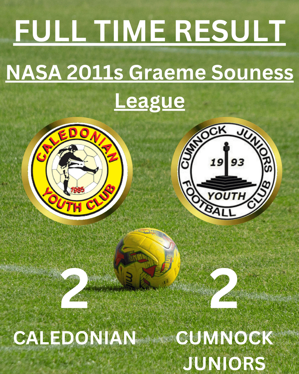 It was a draw for our 2011s on Sunday in their league match against Cumnock Juniors.