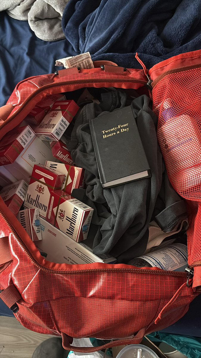 Fuck it’s happening! Think I got enough cigarettes? #LANK