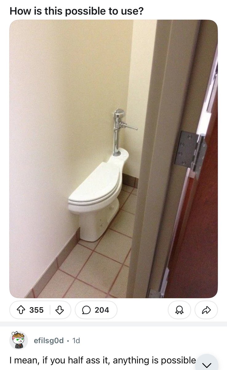 I think halfassing it is what got things this way to start with 🤔