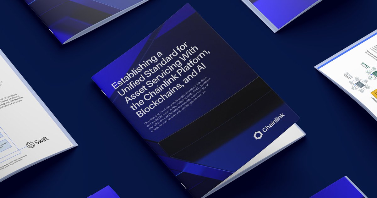 Chainlink, DTCC, Swift, Euroclear, and 21+ other leading financial organizations demonstrated how AI-powered oracles create a ‘unified golden record’ for important financial information.

Think of it like this:

• Every financial organization currently maintains its own separate