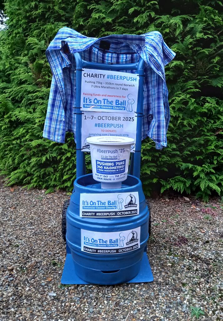 moongazerale's tweet photo. Ok, just 2 days to go until #beerpush for #TesticularCancer and the trolley is ready including checked shirt dedicated to Fred #checkforfred . Cheers to @HandleiTltd for their support with trolley and wheels! We know you've your own experience of this cancer . Can Mr MG do this? https://t.co/FTATcvWYhP