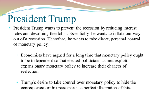 Updating my Principles of Macro slides to try to summarize current events. 4 photos of 7 slides.