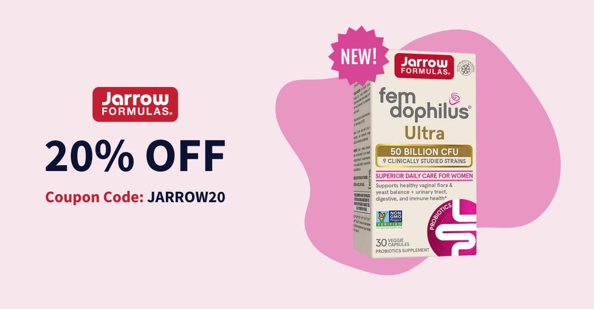 PSCsocial's tweet photo. Save 20% on Jarrow Formulas' Newest Arrival!

➡ Helps restore healthy vaginal flora
➡ Supports urinary tract health
➡ Promotes digestive health
➡ Supports a healthy immune system response
➡ Shelf stable

Order today:
https://t.co/svCKO7I6Oh

Sale Ends 09/30 https://t.co/vDqb5dcYrx