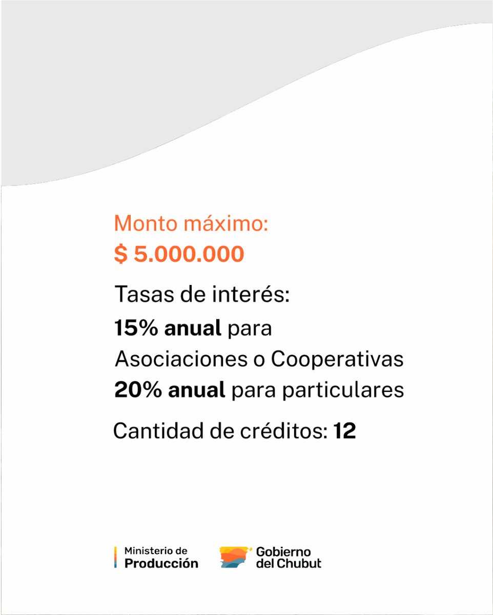 Ministerio de Producción Chubut tweet media