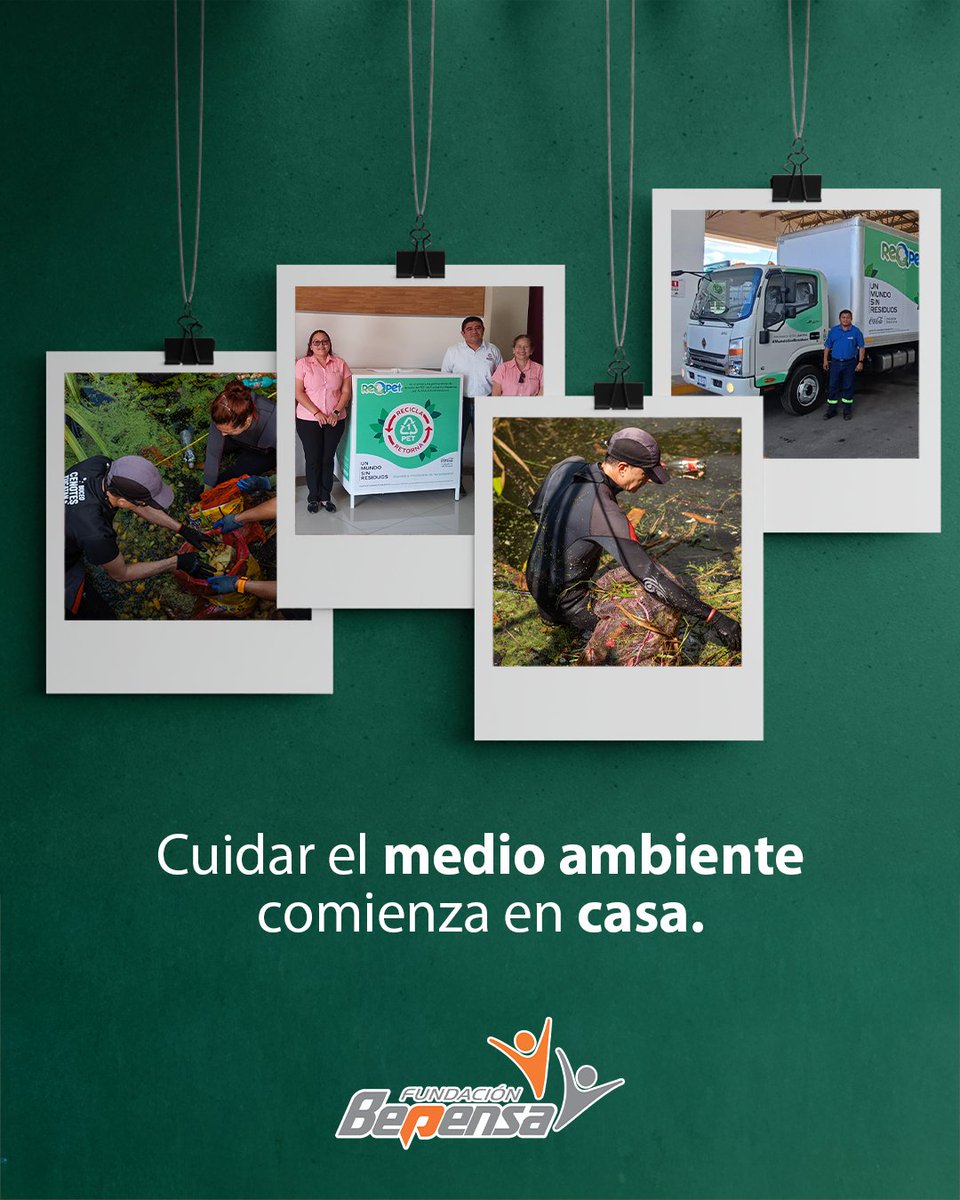 ♻️ Separar basura, ahorrar agua y consumir productos locales son pequeñas acciones que generan un gran impacto.
En Fundación Bepensa promovemos hábitos sostenibles para un futuro más consciente. 🌎🌱

#FundaciónBepensa #HábitosSostenibles #CuidadoDelPlaneta #AguaParaTodos