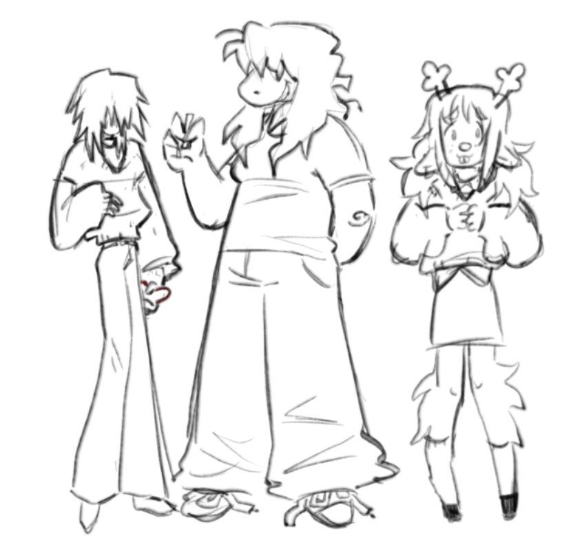 mittenBud's tweet photo. some #DELTARUNE drawings from today i love my big dinosaur girl sm https://t.co/2OauzO2DYD