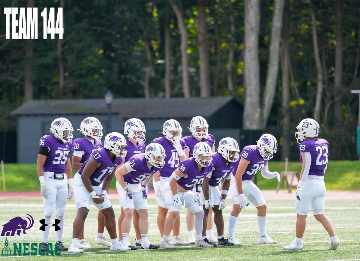Amherst College Football tweet media