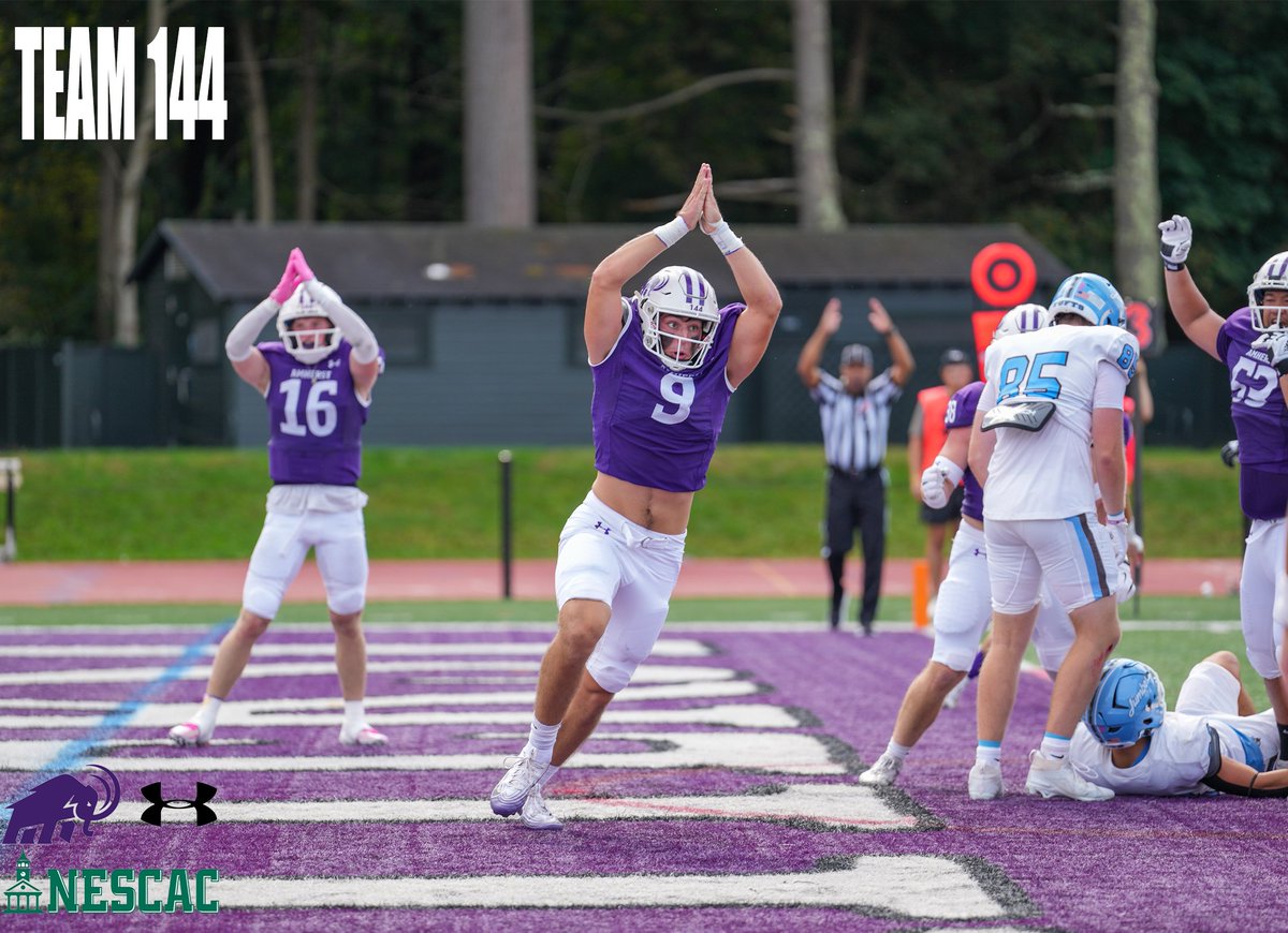 Amherst College Football tweet media