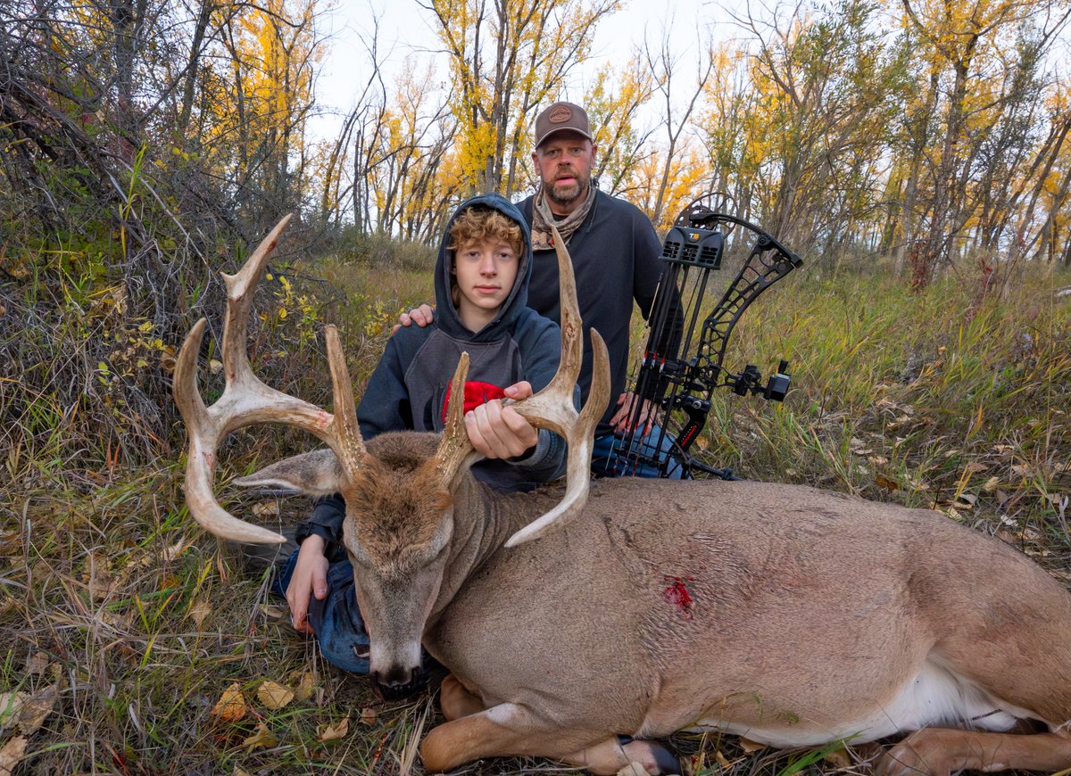 WhitetailDean's tweet photo. I am SO proud of these kids accomplishments in the deer woods! Magnus with his BIG heavy 8 from yesterday evening. 
Congratulations son on one fantastic buck! What a pleasure it has been spending time in the deer woods the past few years with our kids. https://t.co/e0ie4zegtY