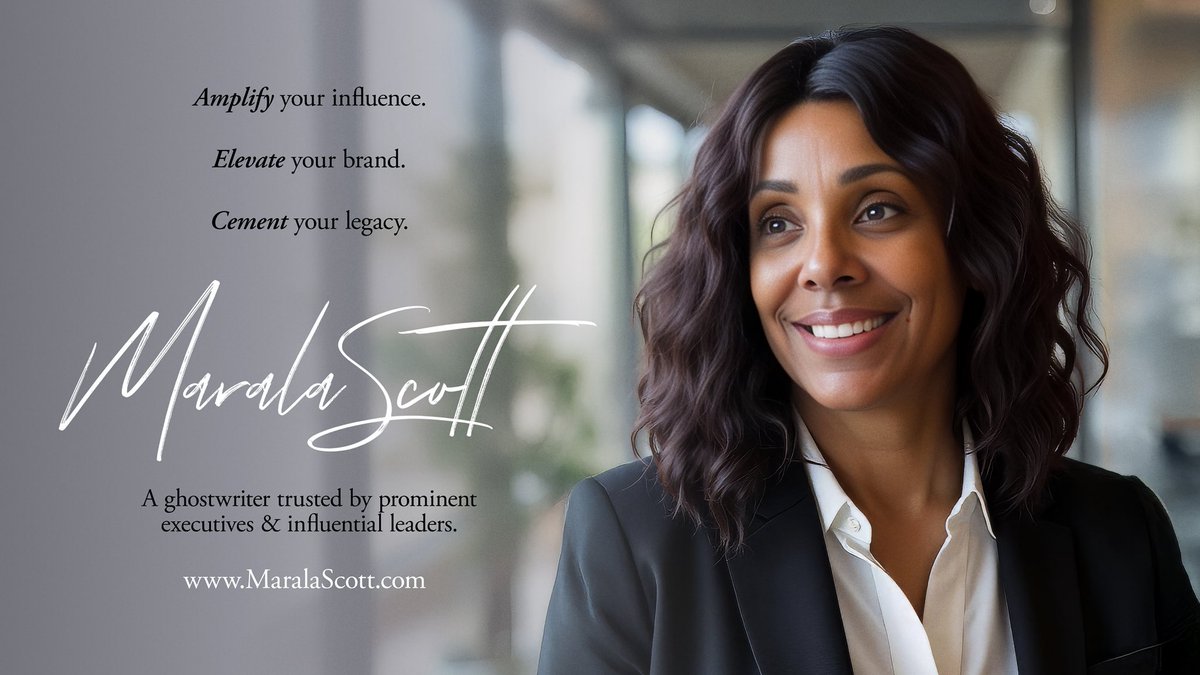 Marala Scott, Ghostwriter tweet media