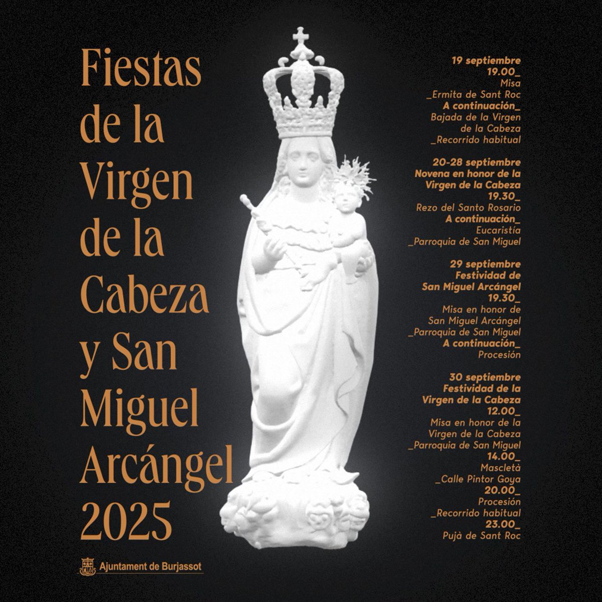 Instituteof1's tweet photo. Hoy 30 de septiembre, estamos celebrando la fiesta local en Burjassot, aprovechamos para felicitar a todos nuestros vecinos y les recordamos que mañana 1 de octubre iniciaremos el curso 2025/2026.
¿Estás preparado para la vuelta?

https://t.co/VLl6Bu3LhM https://t.co/UH91pY3gzF