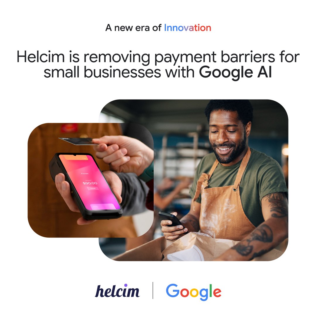 Thrilled to be featured in <a href="/googlecanada/">Google Canada</a> ‘s new campaign! At Helcim, we use Google AI to remove payment barriers for small &amp; medium sized businesses. See our story &amp; more Canadian innovation: g.co/canadianinnova…
#AI #CanadianInnovation 🇨🇦