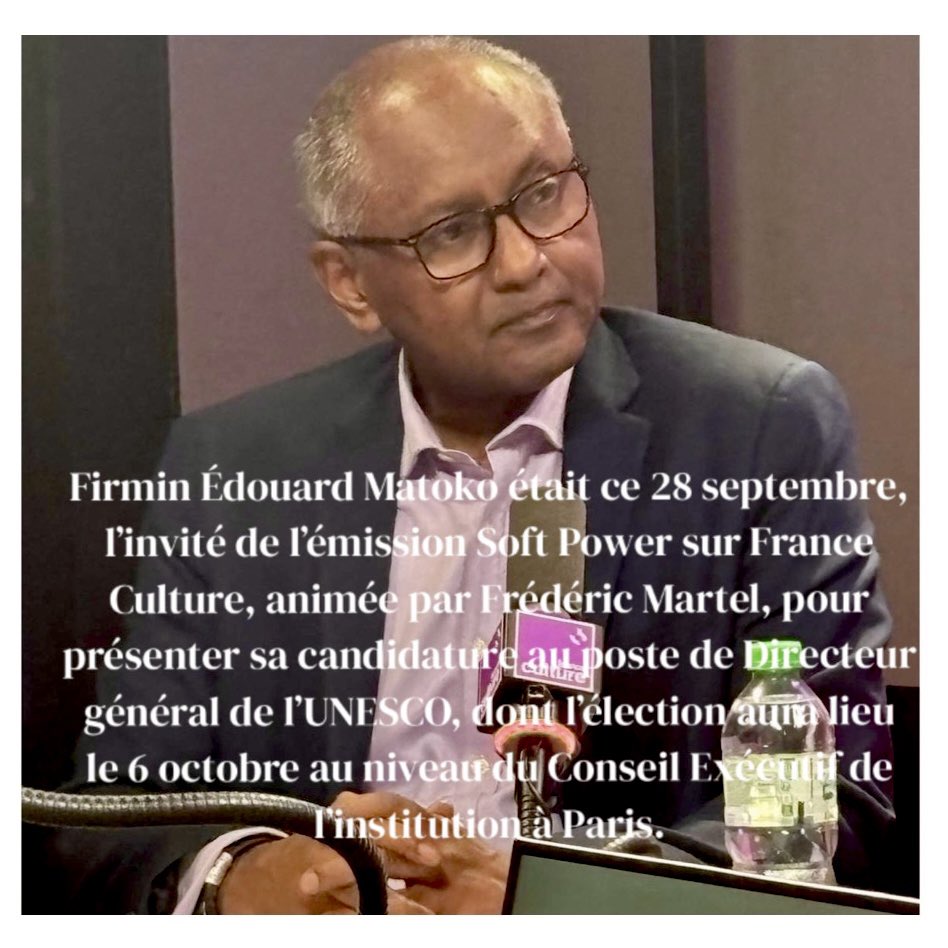 Firmin Edouard Matoko tweet media