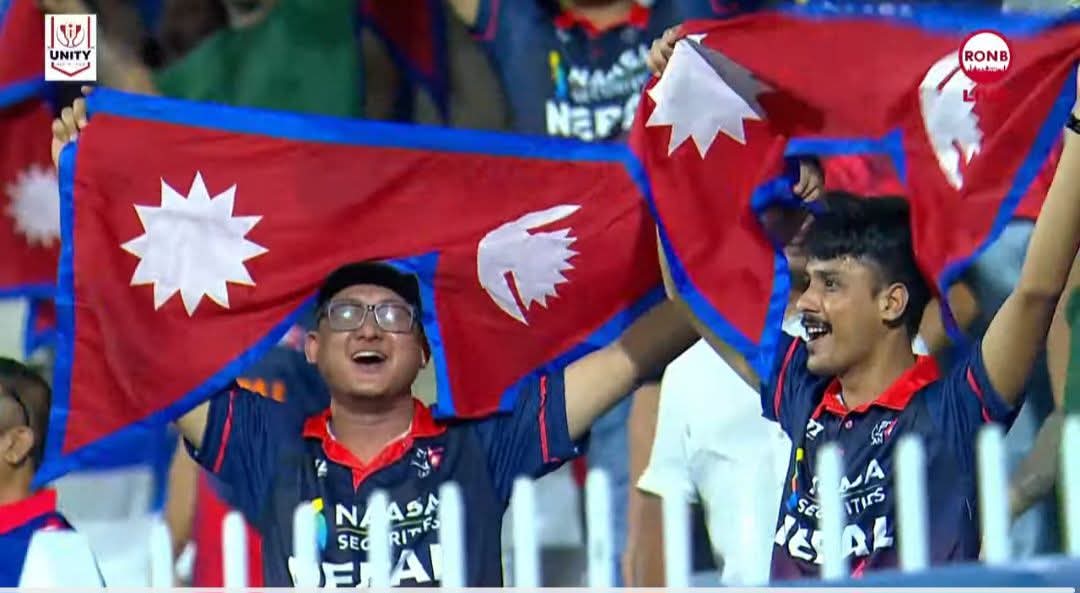 नेपाल नेपाल नेपाल 💥
याे ईतिहास रच्न सफल सबैलाई बधाई 🌺
याे मन त मेराे नेपाली हाे 🖐️
First ever series win against Full Member Nation 🌺
UNITY CUP
NEP 2-0 WI